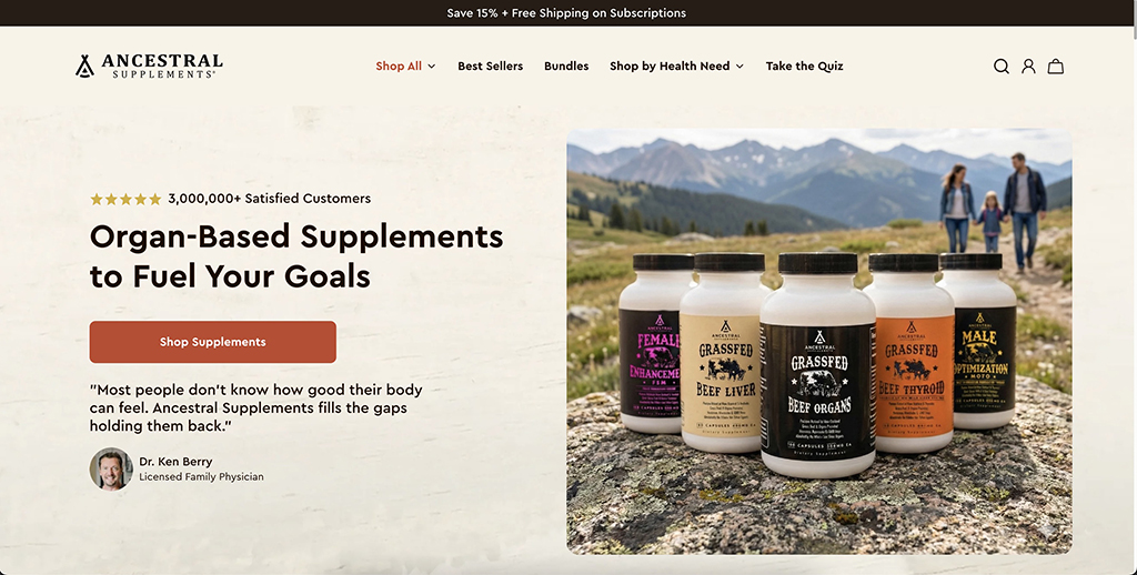 Ancestral Supplements Shop